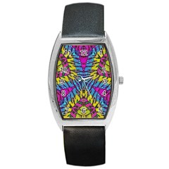 Crazy Zebra Print  Tonneau Leather Watch by OCDesignss