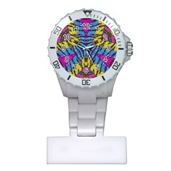 Crazy Zebra Print  Nurses Watch by OCDesignss