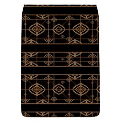 Dark Geometric Abstract Pattern Removable Flap Cover (small) by dflcprints