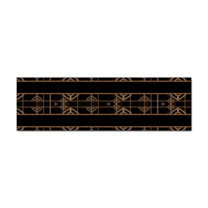 Dark Geometric Abstract Pattern Bumper Sticker 100 Pack