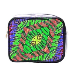 Zebra Print Abstract  Mini Travel Toiletry Bag (one Side) by OCDesignss