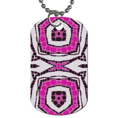 Pink Black Zebra  Dog Tag (one Sided) by OCDesignss