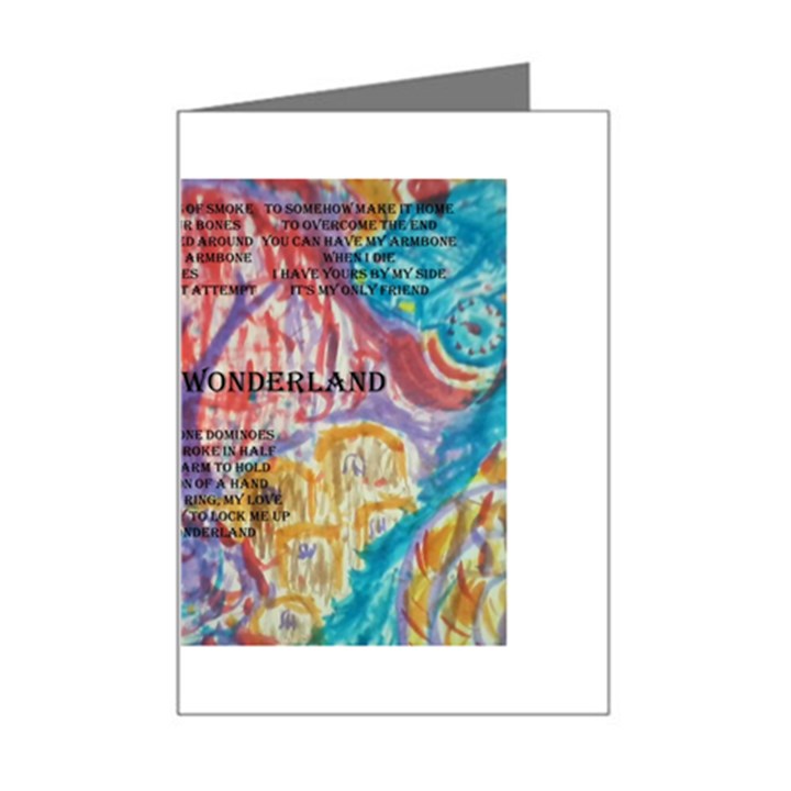 Skeletonwonderland Mini Greeting Card