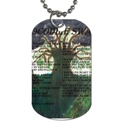 Crocodileswamp Dog Tag (one Sided)