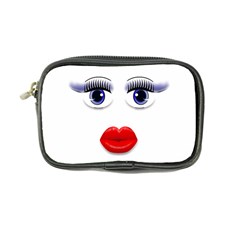 Face With Blue Eyes Coin Purse by cherestreasures