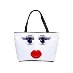 Face With Blue Eyes Classic Shoulder Handbag