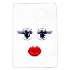 Face With Blue Eyes Removable Flap Cover (large)