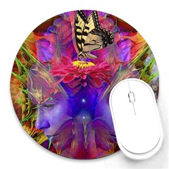 Journey Home 8  Mouse Pad (round) by icarusismartdesigns