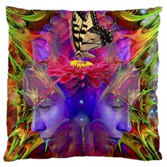 Journey Home Large Flano Cushion Case (two Sides) by icarusismartdesigns