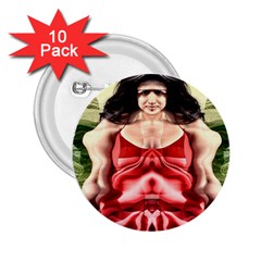 Cubist Woman 2 25  Button (10 Pack) by icarusismartdesigns