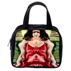 Cubist Woman Classic Handbag (one Side) by icarusismartdesigns