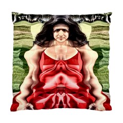 Cubist Woman Cushion Case (single Sided)  by icarusismartdesigns