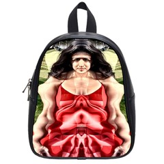 Cubist Woman School Bag (small) by icarusismartdesigns