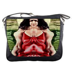 Cubist Woman Messenger Bag by icarusismartdesigns