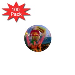 Fusion With The Landscape 1  Mini Button Magnet (100 Pack) by icarusismartdesigns