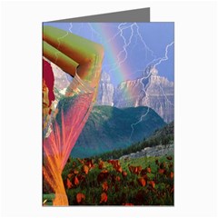 Fusion With The Landscape Greeting Card (8 Pack) by icarusismartdesigns