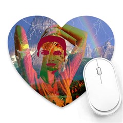 Fusion With The Landscape Mouse Pad (heart) by icarusismartdesigns