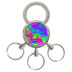 Seaside Holiday 3-ring Key Chain by icarusismartdesigns