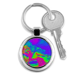 Seaside Holiday Key Chain (round) by icarusismartdesigns