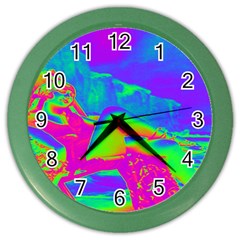 Seaside Holiday Wall Clock (color) by icarusismartdesigns