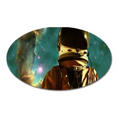 Lost In The Starmaker Magnet (oval) by icarusismartdesigns