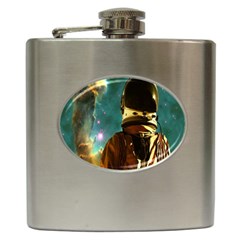 Lost In The Starmaker Hip Flask by icarusismartdesigns