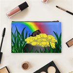 Pot Of Gold With Gerbil Cosmetic Bag (Medium) Back