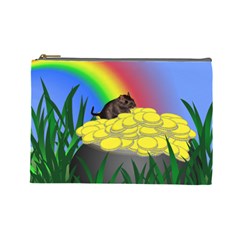 Pot Of Gold With Gerbil Cosmetic Bag (large)