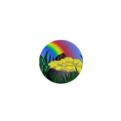 Pot Of Gold With Gerbil 1  Mini Button by designedwithtlc