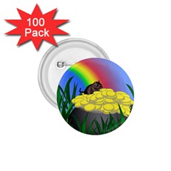 Pot Of Gold With Gerbil 1 75  Button (100 Pack) by designedwithtlc