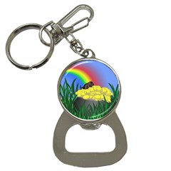 Pot Of Gold With Gerbil Bottle Opener Key Chain by designedwithtlc