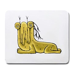 Fantasy Cute Monster Character 2 Large Mouse Pad (rectangle) by dflcprints