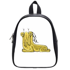 Fantasy Cute Monster Character 2 School Bag (small) by dflcprints