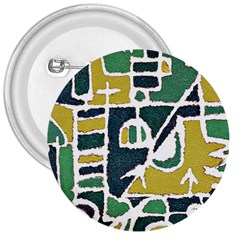 Colorful Tribal Abstract Pattern 3  Button by dflcprints