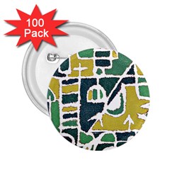 Colorful Tribal Abstract Pattern 2 25  Button (100 Pack) by dflcprints