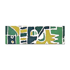 Colorful Tribal Abstract Pattern Bumper Sticker by dflcprints