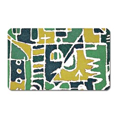 Colorful Tribal Abstract Pattern Magnet (rectangular) by dflcprints