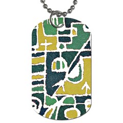 Colorful Tribal Abstract Pattern Dog Tag (one Sided) by dflcprints