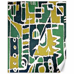 Colorful Tribal Abstract Pattern Canvas 16  X 20  (unframed) by dflcprints