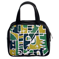 Colorful Tribal Abstract Pattern Classic Handbag (two Sides) by dflcprints