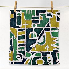 Colorful Tribal Abstract Pattern Face Towel by dflcprints