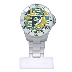 Colorful Tribal Abstract Pattern Nurses Watch by dflcprints