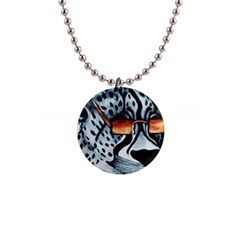 Cool Cat Button Necklace by JUNEIPER07