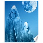 Full Moon Rising Canvas 11  x 14  (Unframed) 10.95 x13.48  Canvas - 1