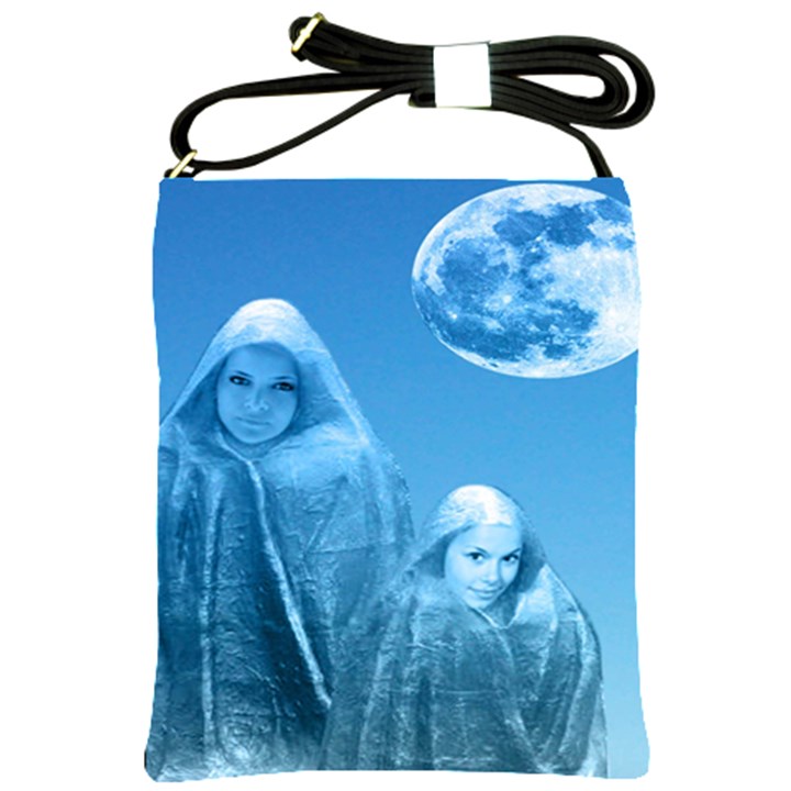 Full Moon Rising Shoulder Sling Bag