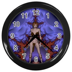 Chaos Wall Clock (black) by icarusismartdesigns