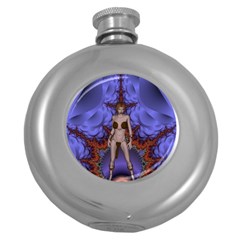 Chaos Hip Flask (round) by icarusismartdesigns