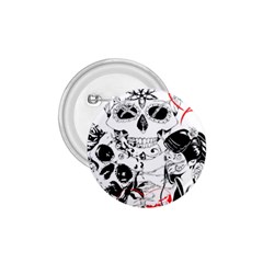 Skull Love Affair 1 75  Button by vividaudacity