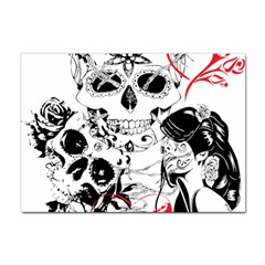 Skull Love Affair A4 Sticker 100 Pack