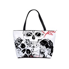 Skull Love Affair Large Shoulder Bag by vividaudacity